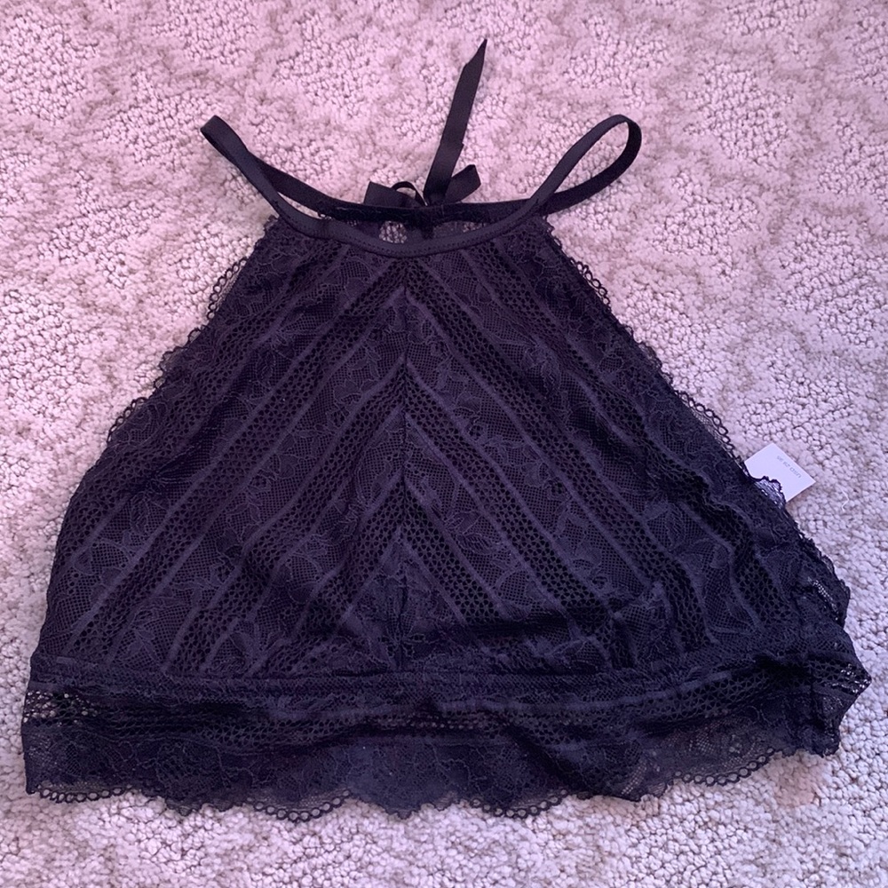 Aerie High Neck Halter Bralette